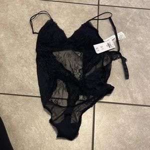 Brand new never women. Abercrombie and Fitch lace body suit. Small.